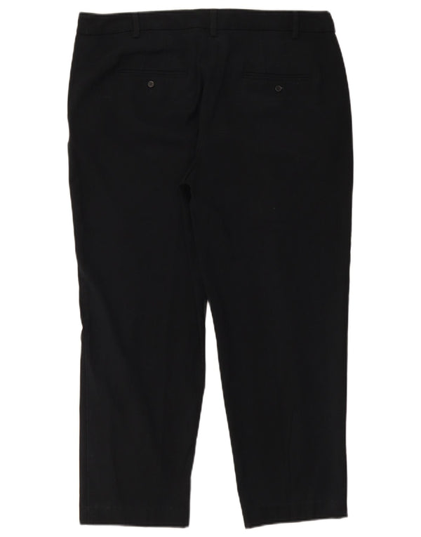 Marks & Spencer Lige Chinobukser til kvinder UK 14 Large W36 L26 Black