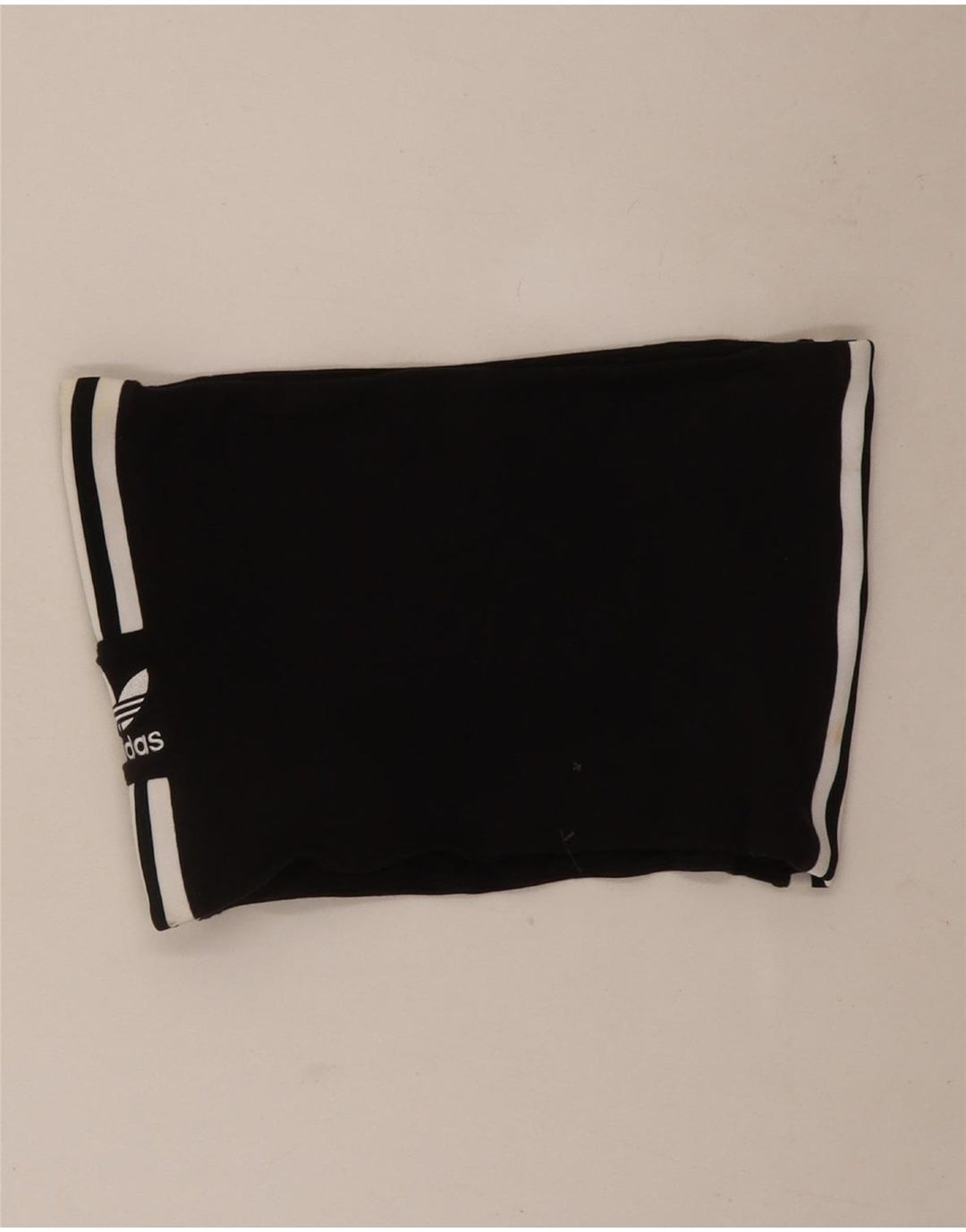 Adidas Dame Crop Stropløs Top UK 12 Medium Sort Bomuld