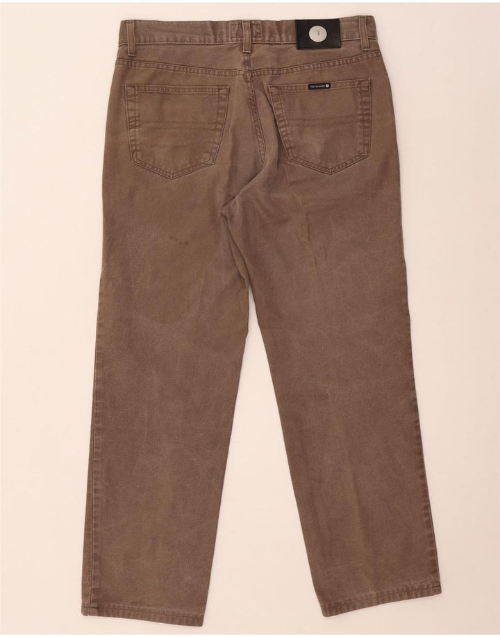 Trussardi Straight Jeans til mænd W33 L27 Beige Bomuld