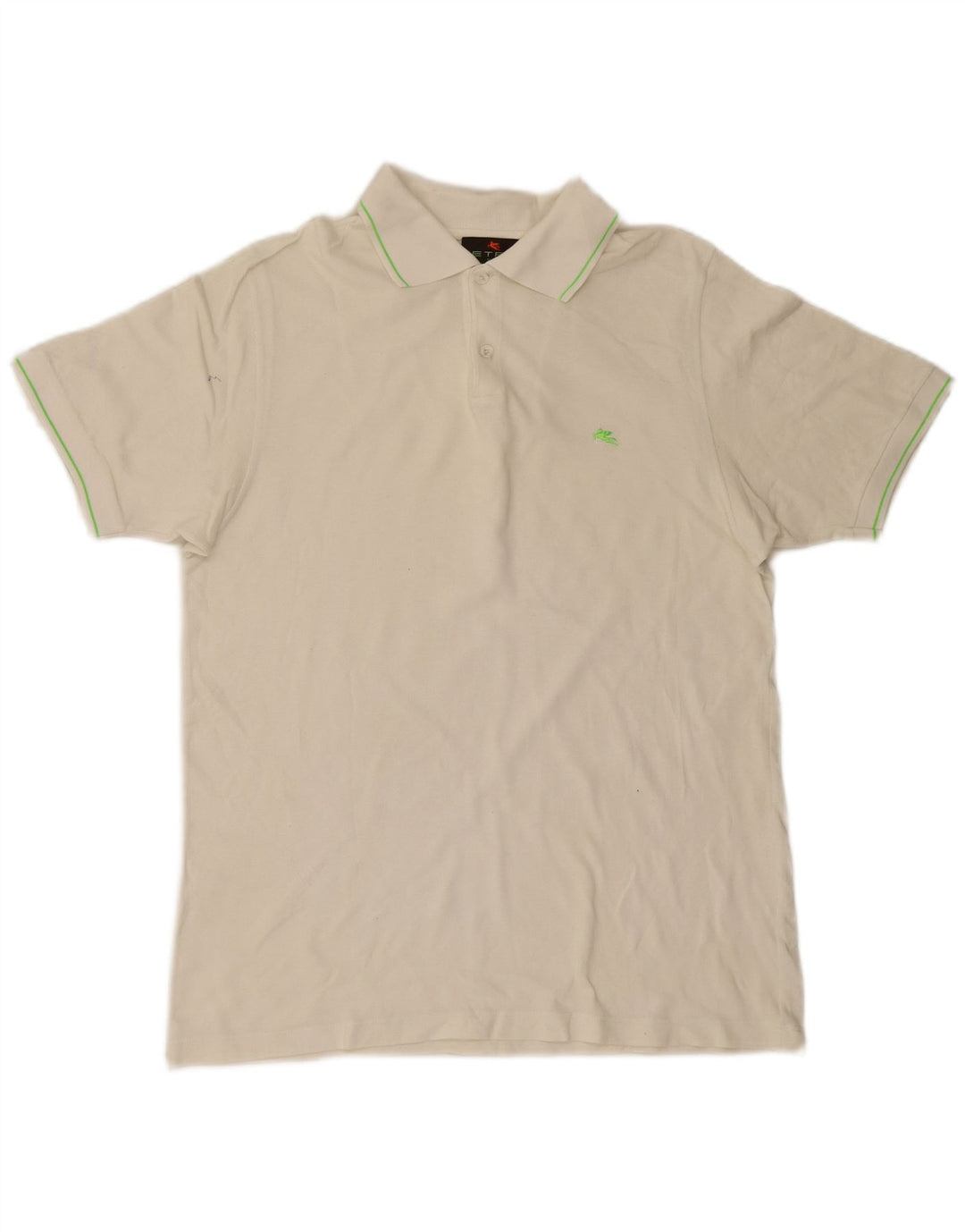 Etro Herre Polo Shirt Large White