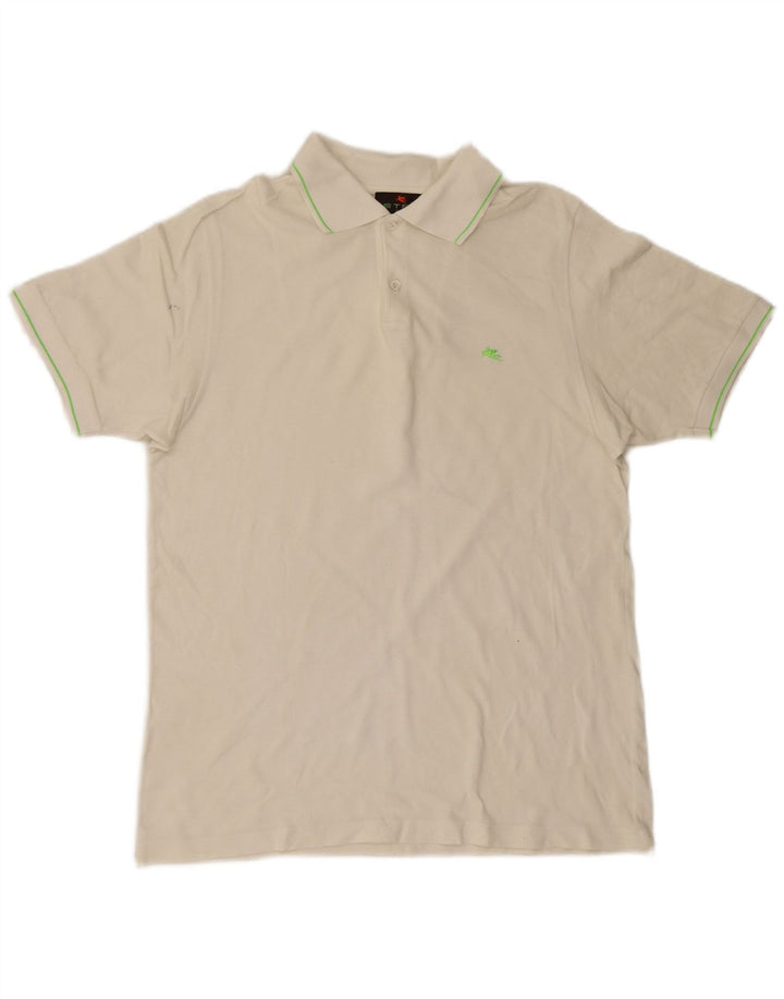 Etro Herre Polo Shirt Large White