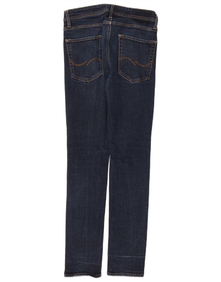 Jack & Jones Herre Slim Jeans W34 L32 Marineblå Bomuld