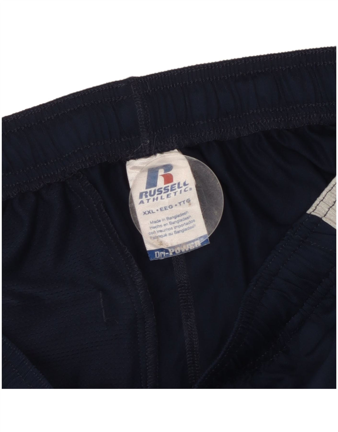 Russell Athletic Herre Sportshorts 2XL Navy Blue Colourblock Polyester