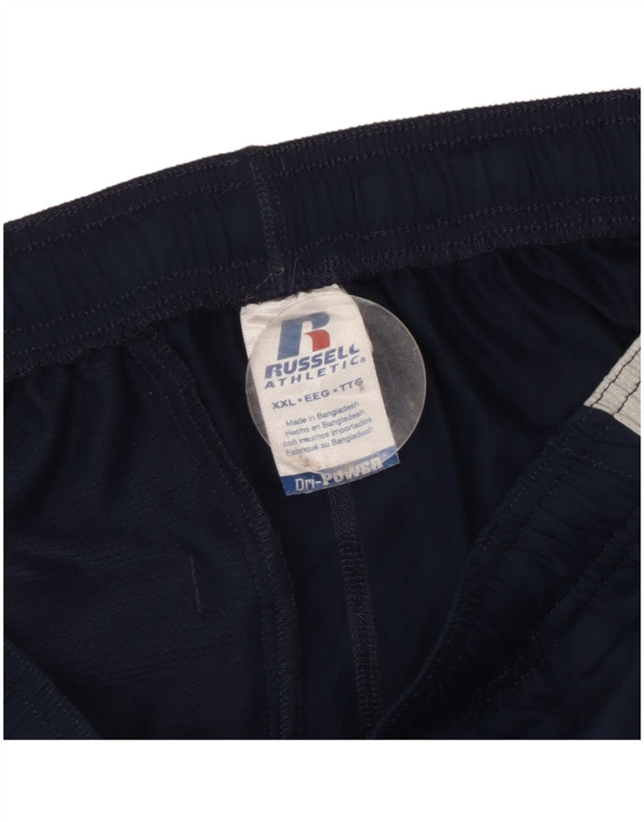 Russell Athletic Herre Sportshorts 2XL Navy Blue Colourblock Polyester