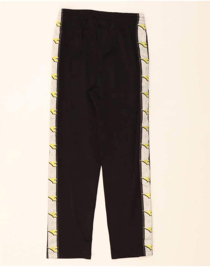 DIADORA Mens Graphic Tracksuit Trousers Medium  Black Colourblock Vintage Diadora and Second-Hand Diadora from Messina Hembry 