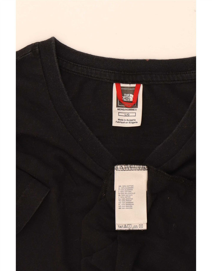 The North Face Herre T-Shirt Top Stor Sort Bomuld