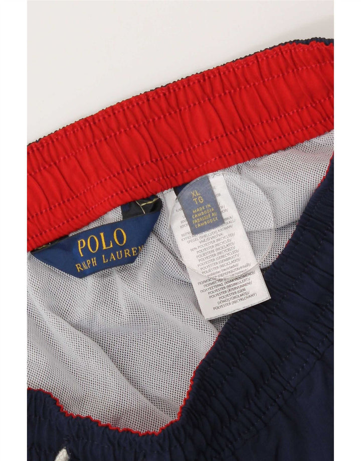 Polo Ralph Lauren Badeshorts til mænd XL marineblå polyester