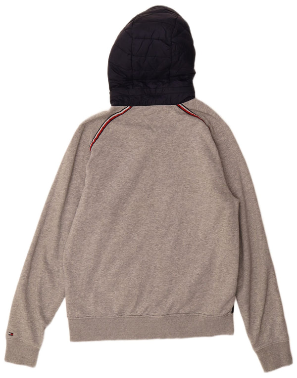 Tommy Hilfiger Herre Vintage Fit Træningsdragt med hætte Topjakke Large Navy Blue