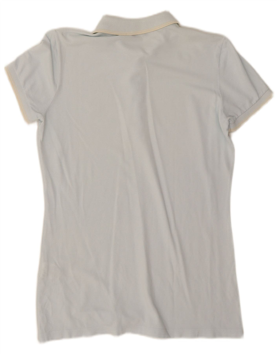 Fred Perry Dame Polo Shirt UK 16 Stor Blå Bomuld