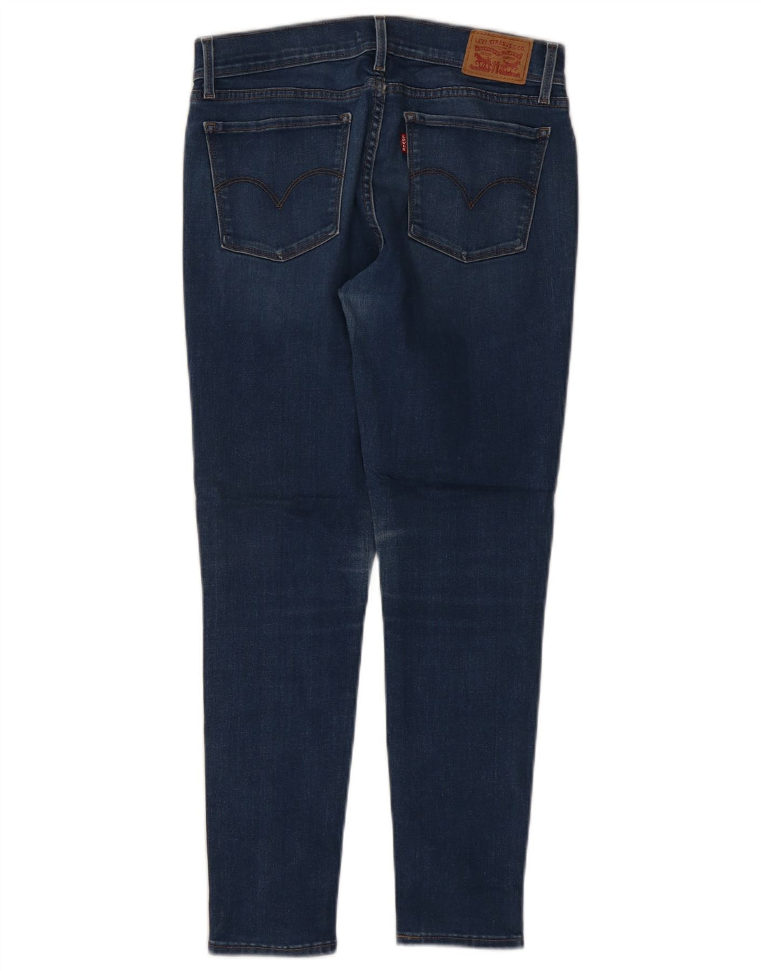 LEVI'S Dame 710 Super Skinny Jeans W30 L26 Blå Bomuld