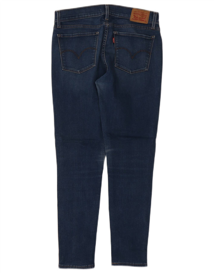 LEVI'S Dame 710 Super Skinny Jeans W30 L26 Blå Bomuld