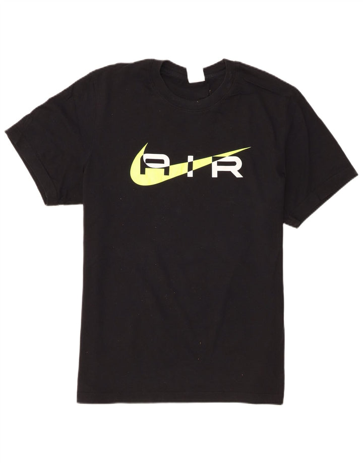 Nike grafisk T-shirt top til mænd, stor sort bomuld