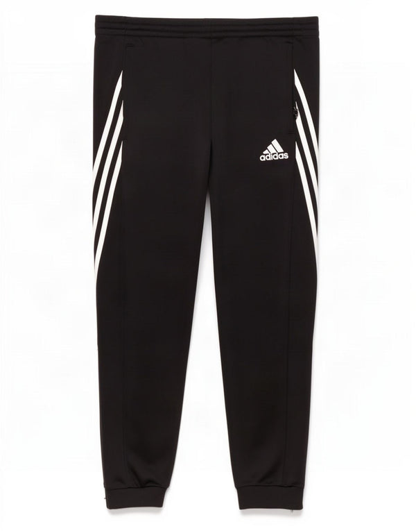Adidas Mens Tracksuit Trousers Joggers Small Black Polyester