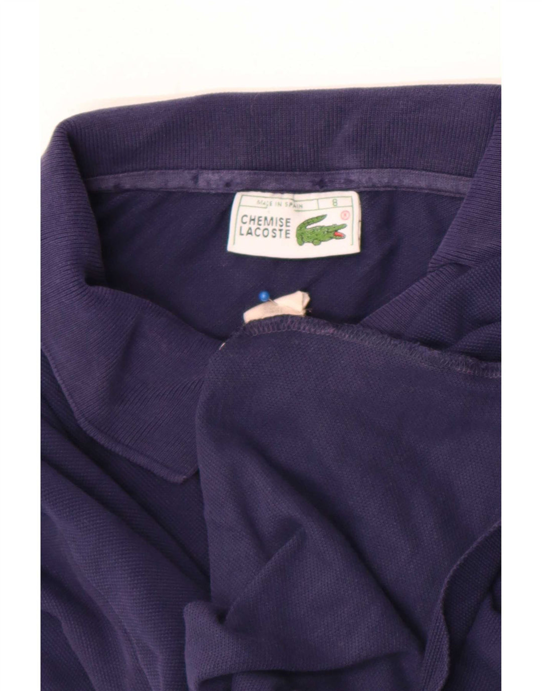 Lacoste herre poloskjorte str. 8 3XL marineblå bomuld