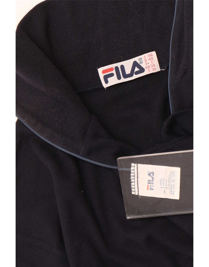 Fila Herre lynlås-hals top langærmet IT 46 lille marineblå bomuld