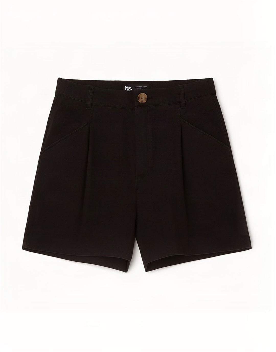 Zara Chino Shorts Large W30 Sort Lyocell
