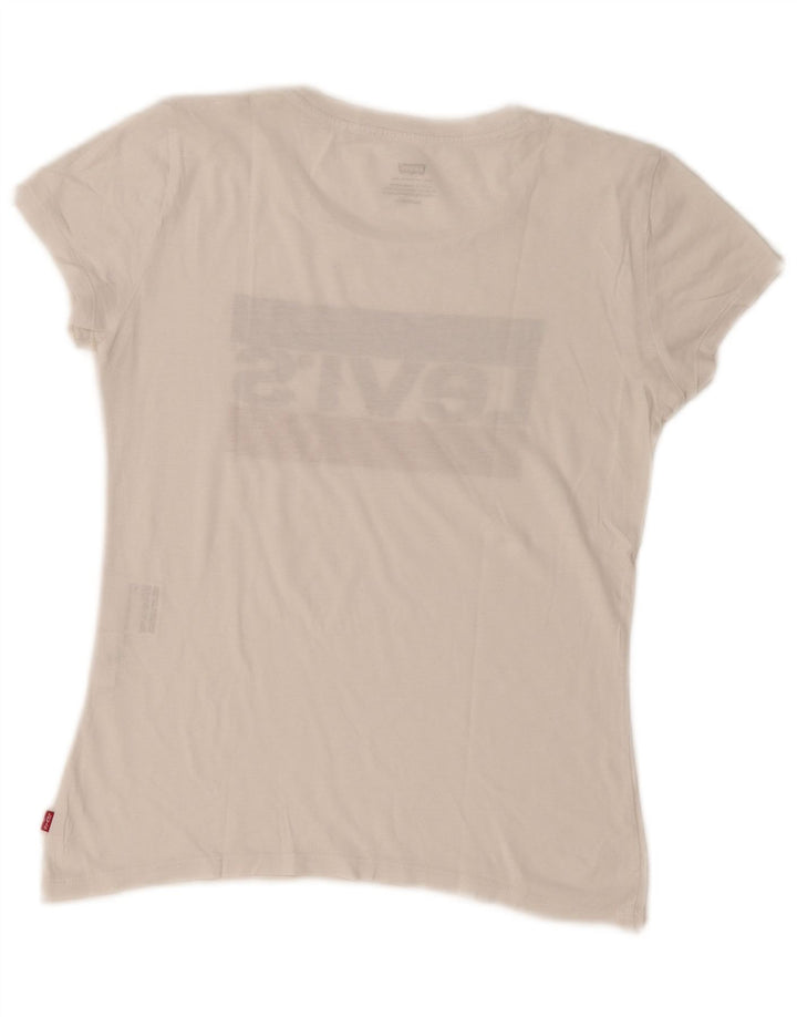 Levi's Grafisk T-shirt top til kvinder DK 6 XS Hvid
