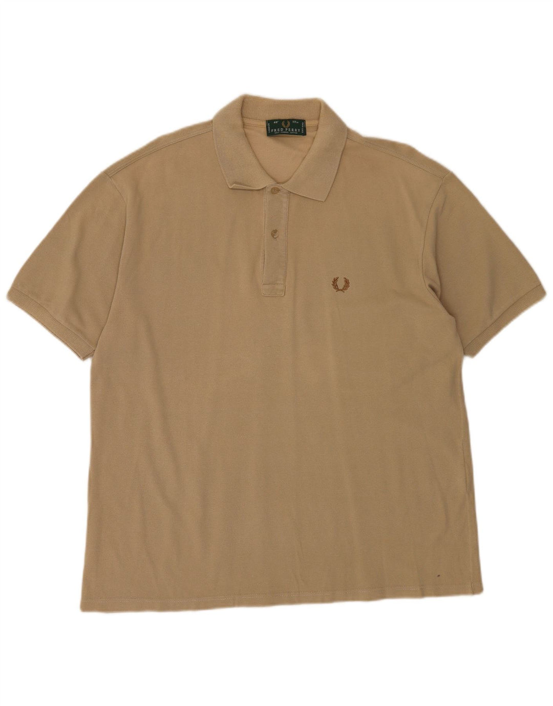 Fred Perry herre poloshirt stor beige bomuld