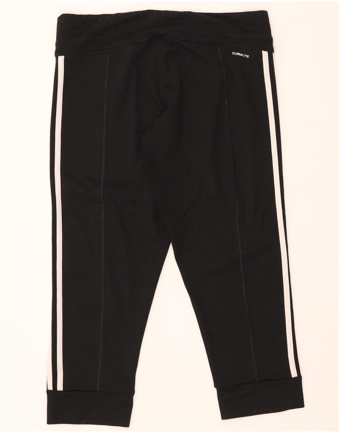 ADIDAS Dame Climalite træningsdragt Bukser Joggers UK 12/14 Medium Black