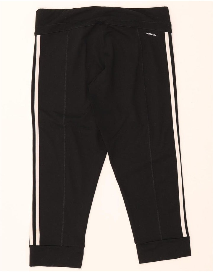 ADIDAS Dame Climalite træningsdragt Bukser Joggers UK 12/14 Medium Black