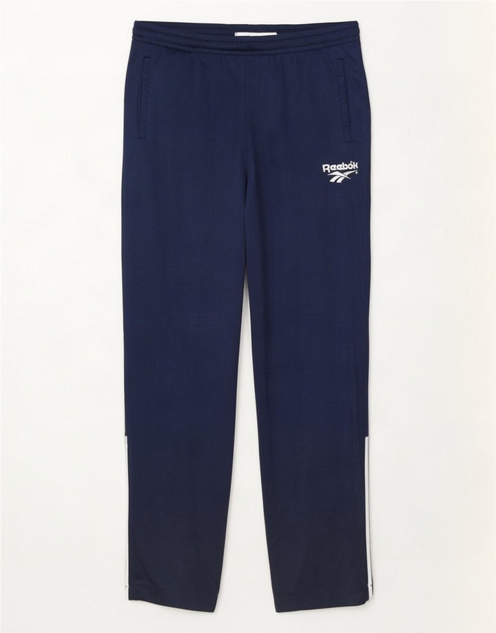 Reebok Træningsdragtsbukser til mænd Large Navy Blue Colourblock