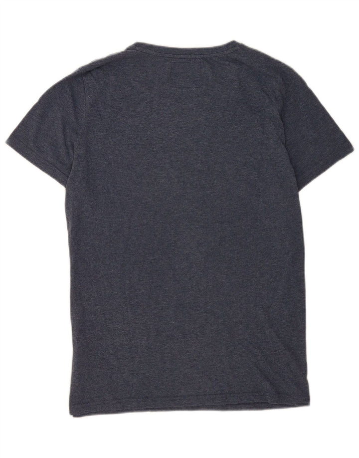 Superdry T-shirt top til mænd, stor blå bomuld