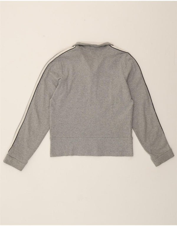 Adidas Womens Crop træningsdragt Topjakke UK 12 Medium Grey Bomuld