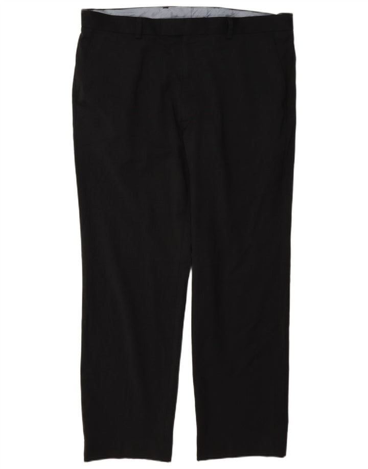 Marks & Spencer Herre Regular Fit Suit Bukser W36 L29 Marineblå Uld