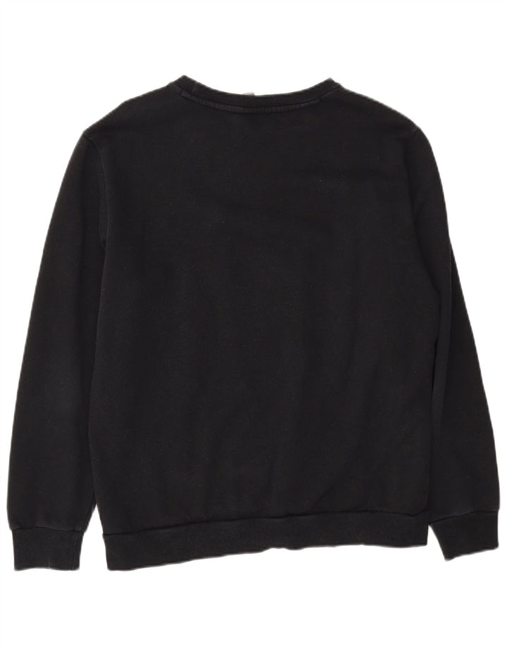 Puma Herre Grafisk Sweatshirt Jumper Medium Sort Bomuld
