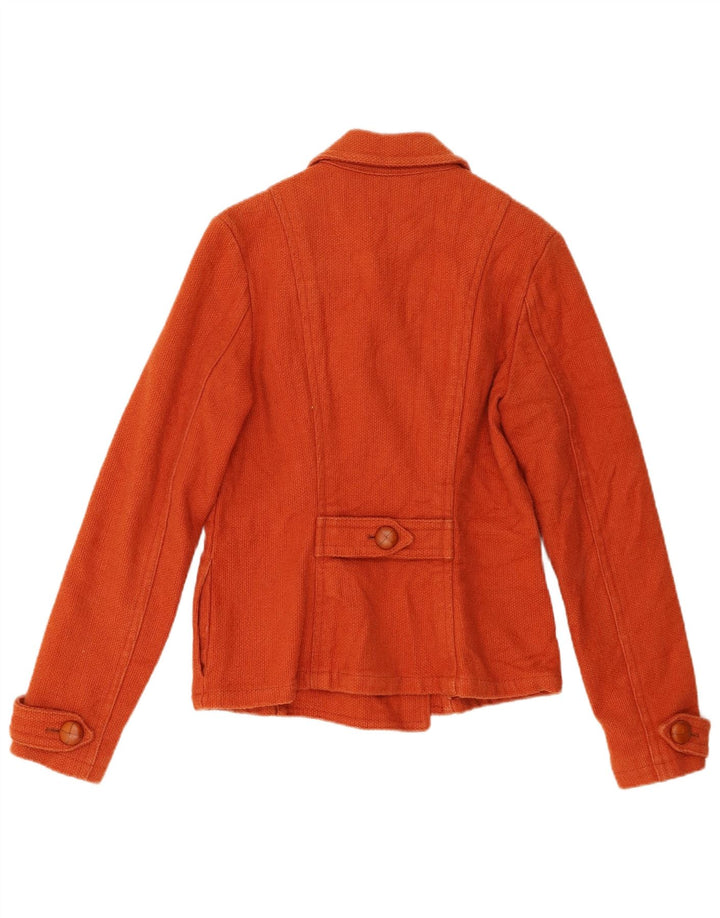 Max & Co. Dame Ærtefrakke UK 10 Small Orange Bomuld