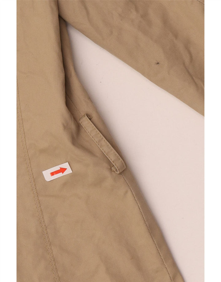 Zara Dame Trench Coat UK 14 Medium Beige Bomuld