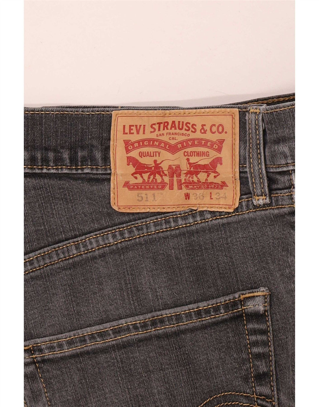Levi's Mens 511 Slim Jeans W36 L31 Grå