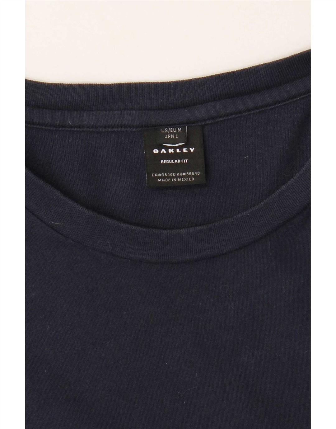 Oakley Herre Regular Fit T-Shirt Top Medium Navy Blue Floral
