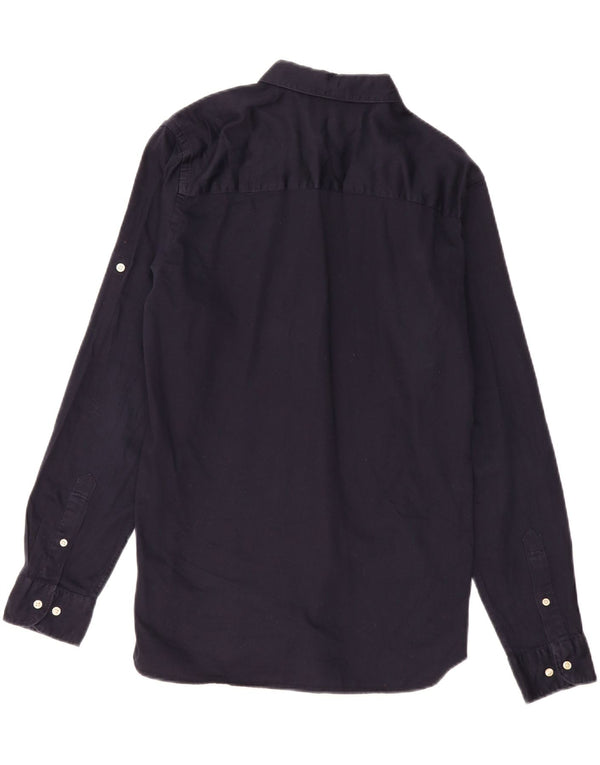 Jack & Jones herreskjorte medium marineblå bomuld