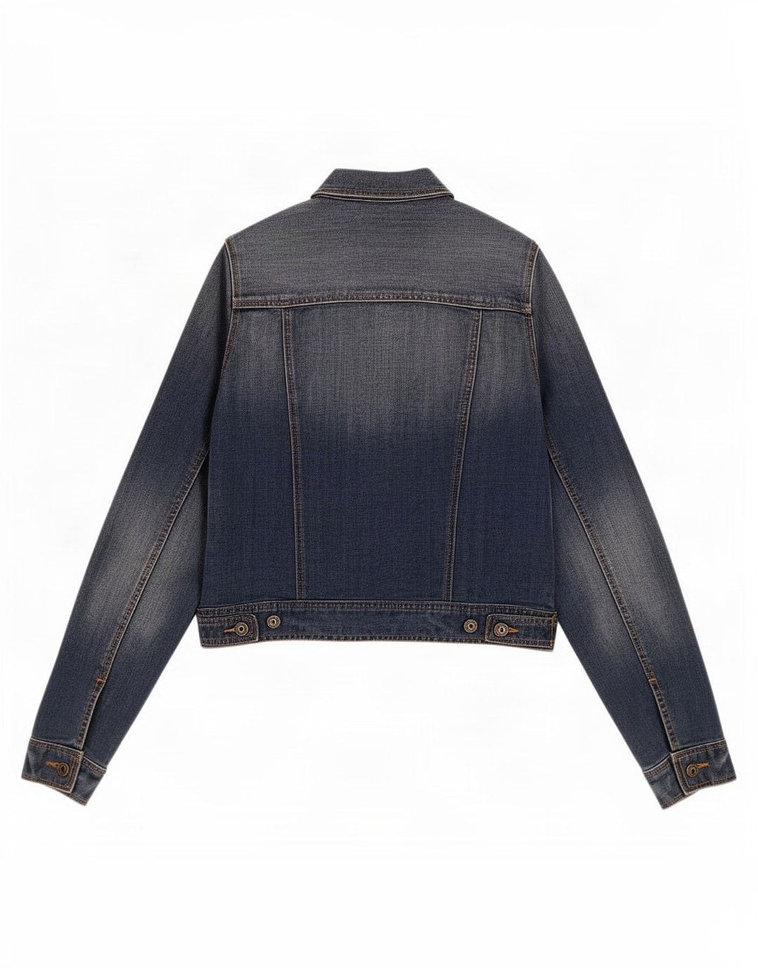Gap Womens Crop denimjakke UK 14 Medium Blue Cotton
