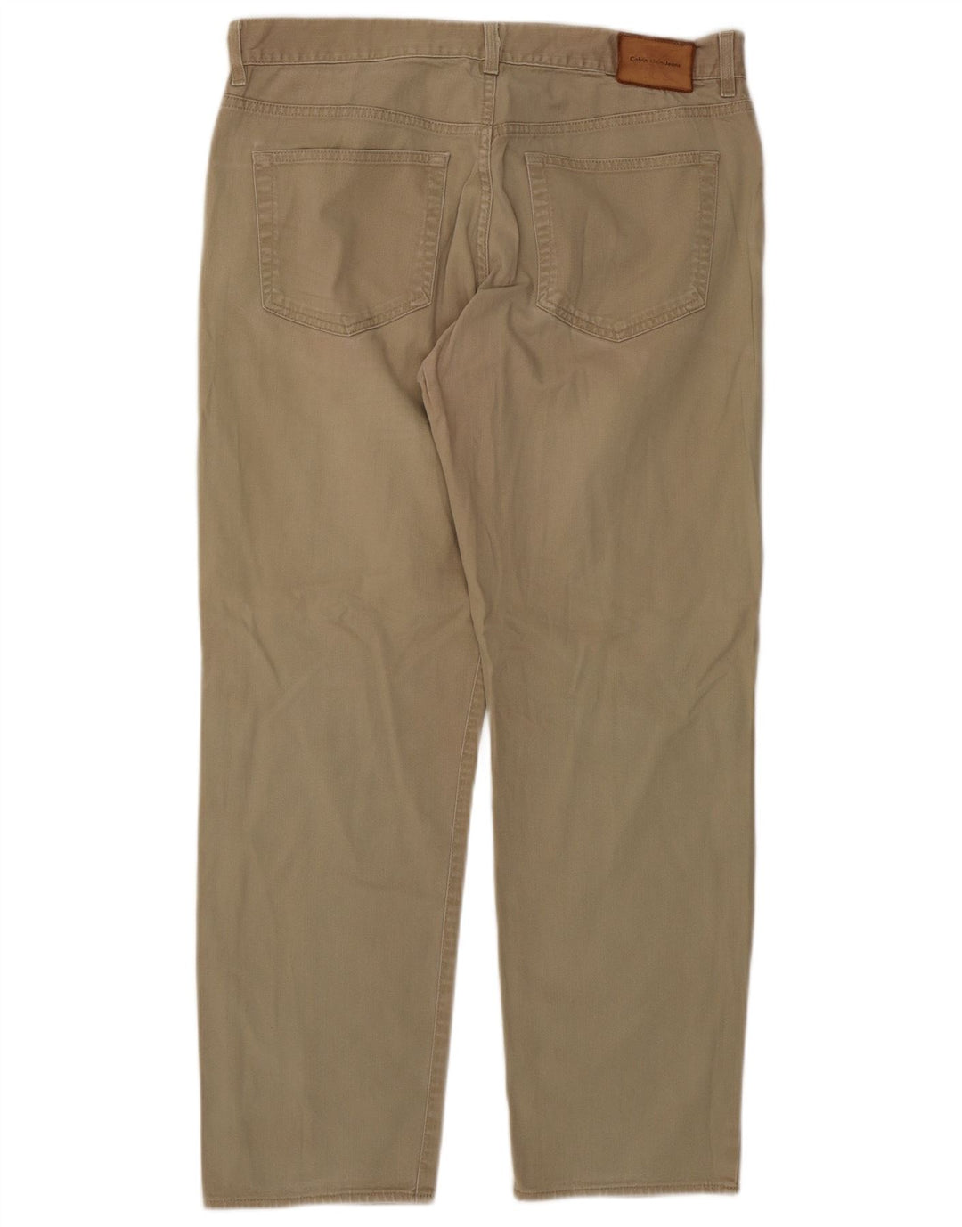 Calvin Klein Straight Jeans til mænd W34 L29 Beige