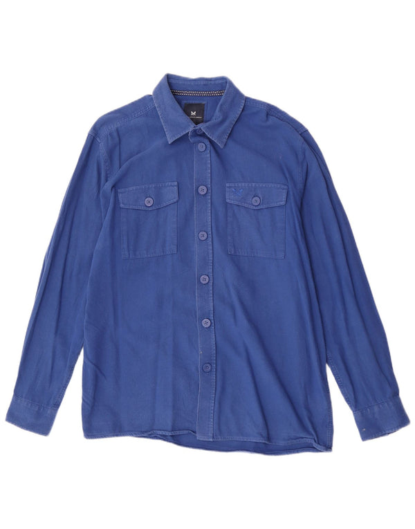 Crew Clothing Herreskjorte Stor Blå Bomuld