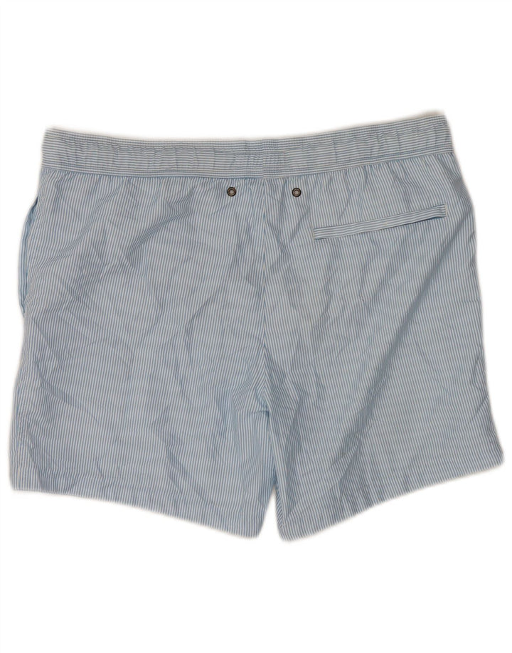 Jack Wills Badeshorts til mænd XS Blå nålestribet polyester