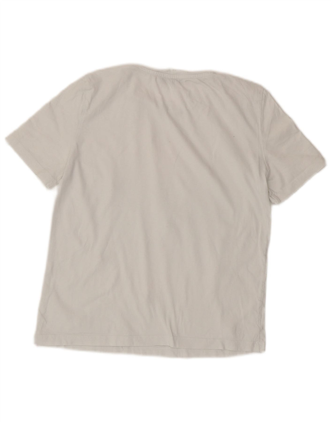 ZARA Dame T-Shirt Top UK 8 Lille Hvid