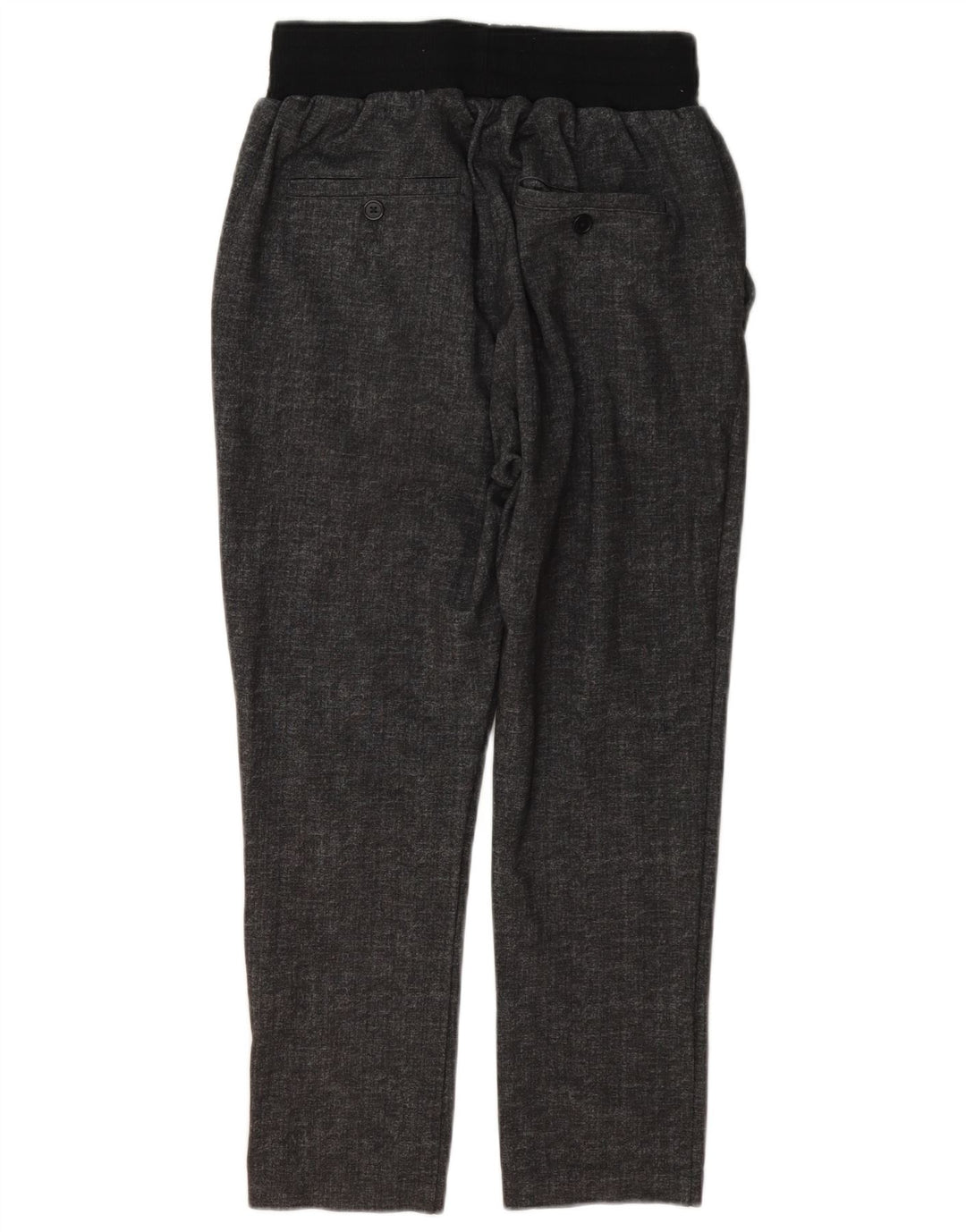 Zara Herre Cropped Trousers Medium W31 L24 Grå Polyester