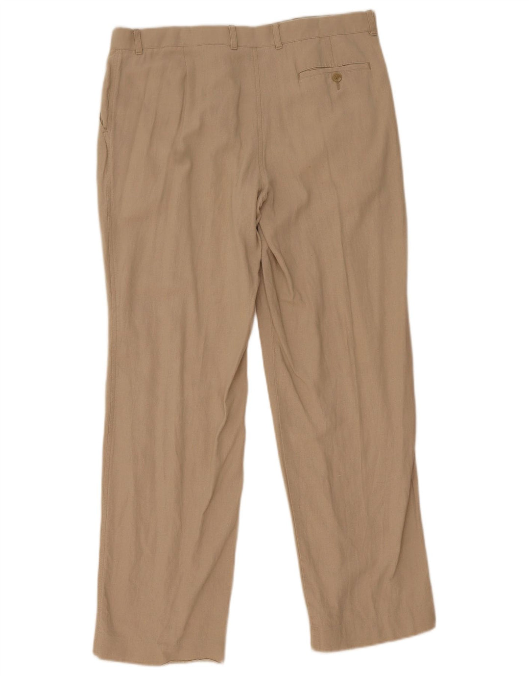 Marks & Spencer Herre Regular Fit Chinobukser W36 L33 Beige hør
