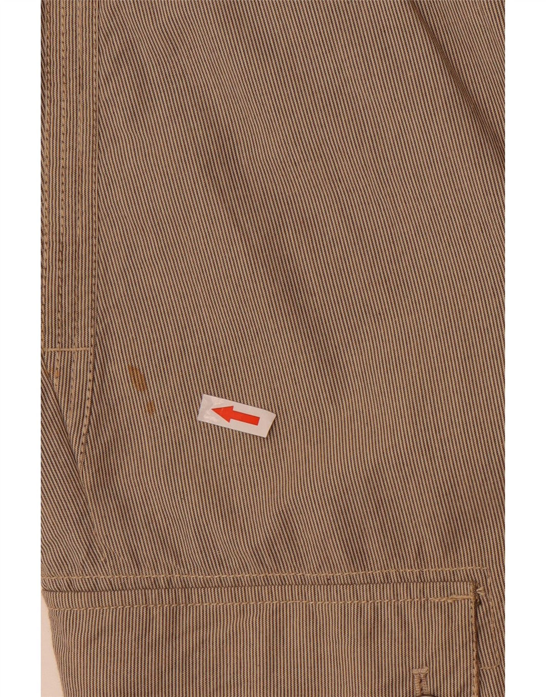 Guess Herre Cargo Bermuda Shorts W29 Små brune nålestribet bomuld