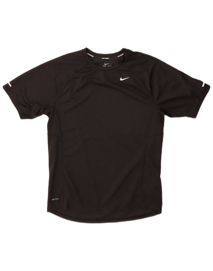 Nike Herre Dri Fit T-Shirt Top Medium Sort Polyester