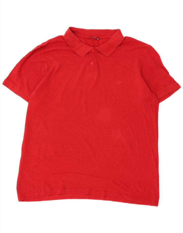 CARRERA Polo Shirt til mænd 2XL Rød Bomuld