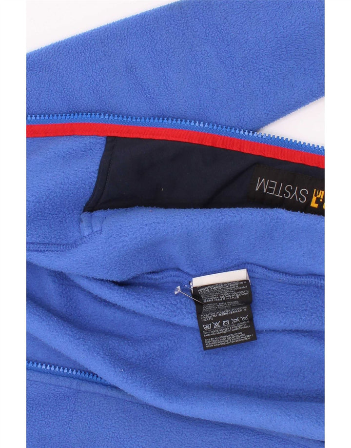 Jack Wolfskin Boys Liner Fleecejakke 5-6 År Blå Polyester