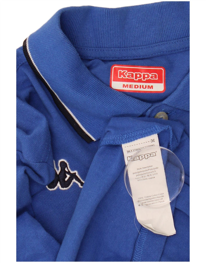 KAPPA Poloshirt til mænd Medium blå bomuld