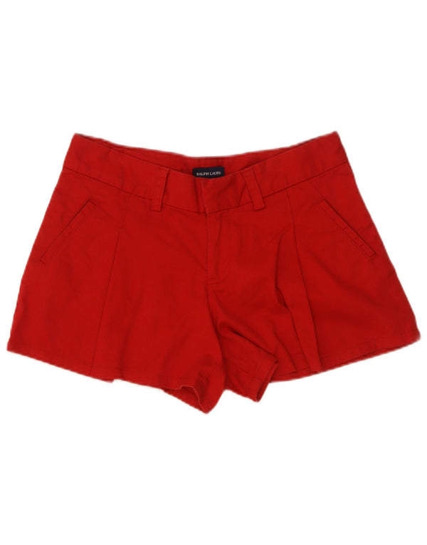 Ralph Lauren Pige Chino Shorts 15-16 år W29 Rød Bomuld