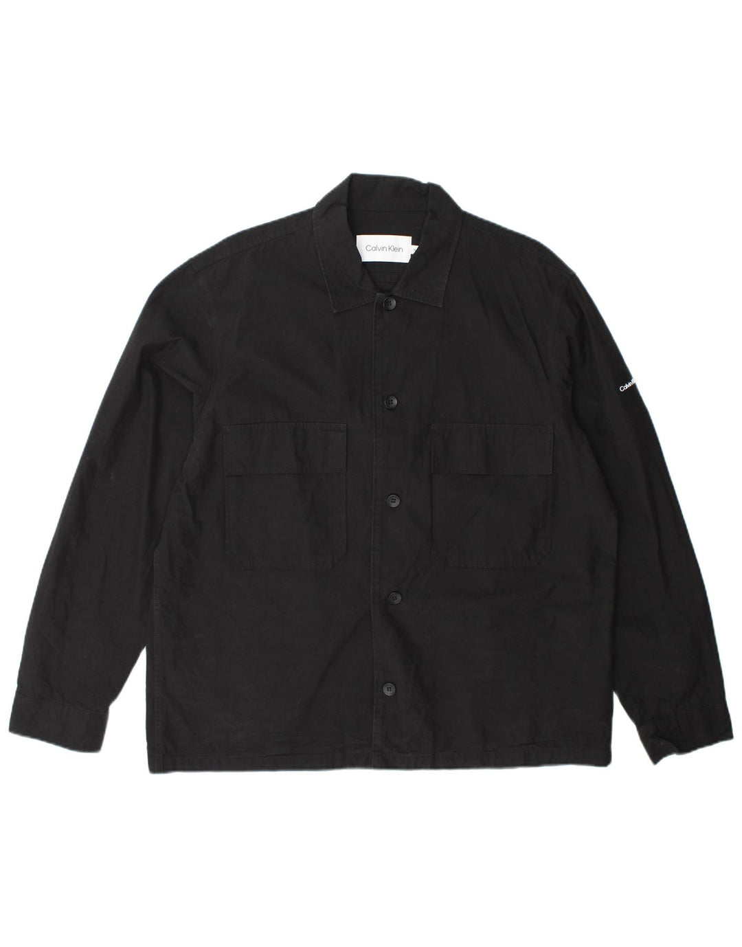 Calvin Klein herreskjorte XL sort bomuld