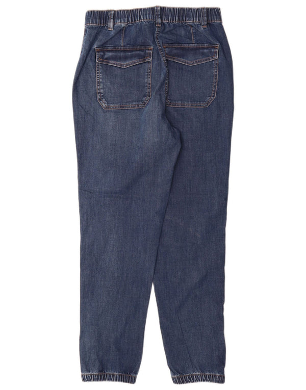 Marks & Spencer Joggers til kvinder Tapered Jeans UK 10 Small W28 L30 Blue