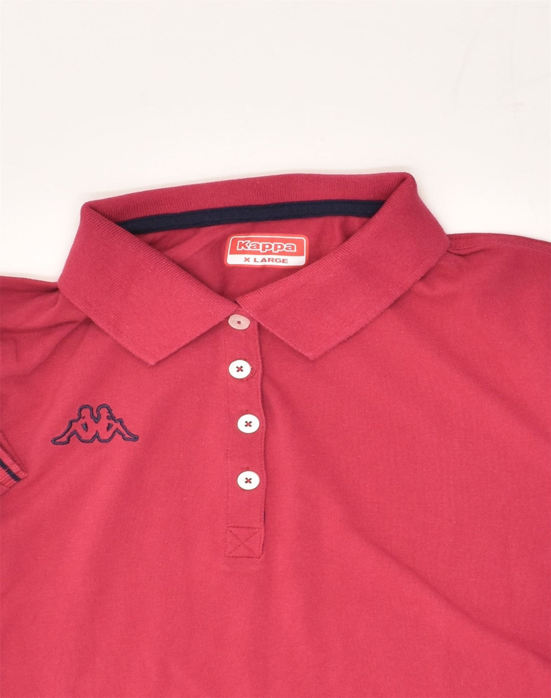 KAPPA Womens Polo Shirt UK 18 XL Pink Cotton | Vintage Kappa | Thrift | Second-Hand Kappa | Used Clothing | Messina Hembry 